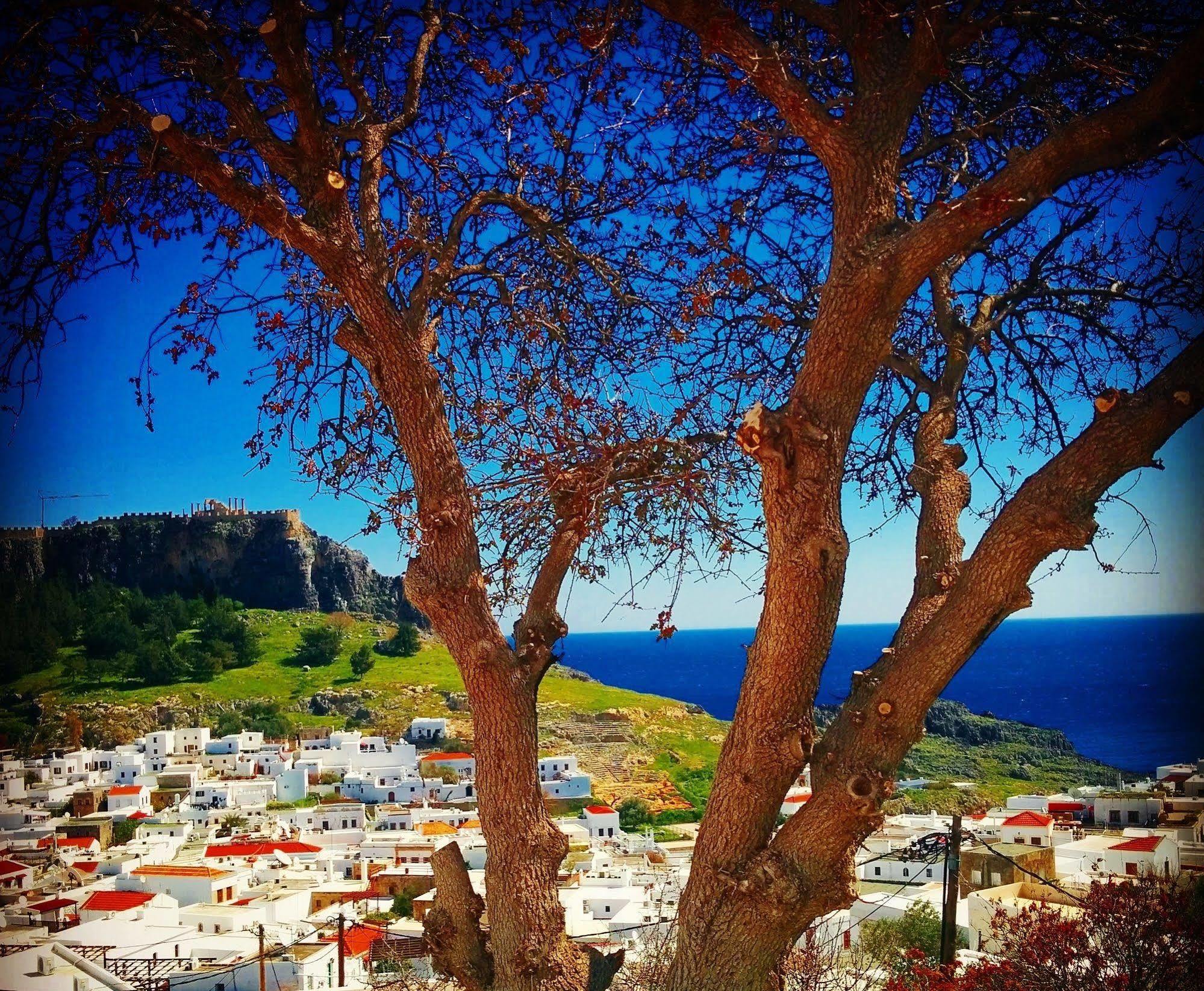 Little Lindos Sea View Studios Luaran gambar